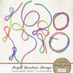 Bright Rainbow Strings