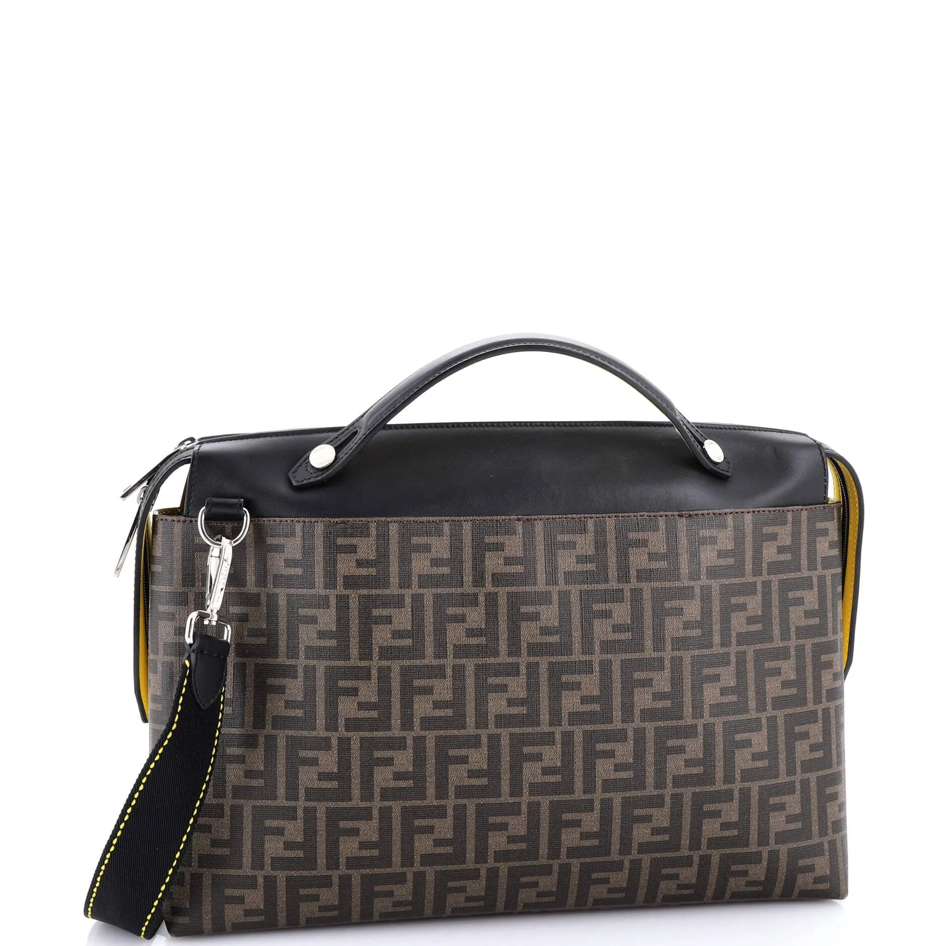By The Way Laptop Briefcase Zucca Coated Canvas