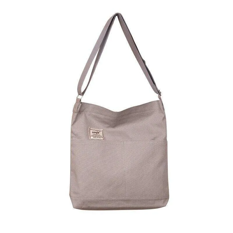 Canvas Tote Bag 1PC 6Colours 34x36cm