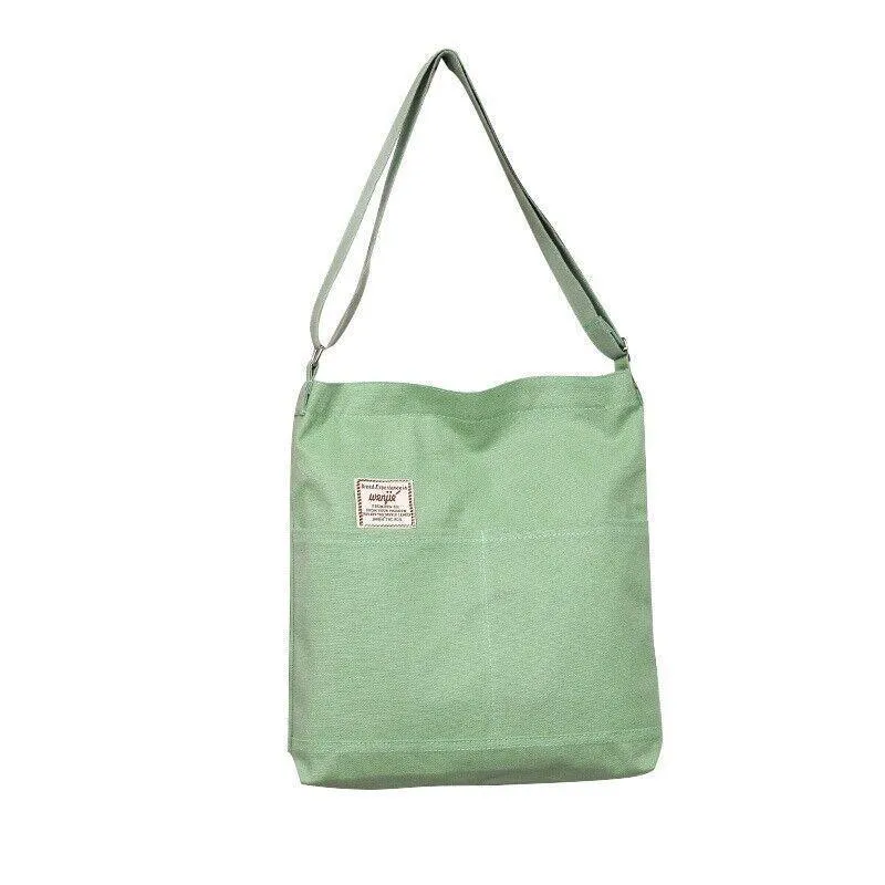 Canvas Tote Bag 1PC 6Colours 34x36cm