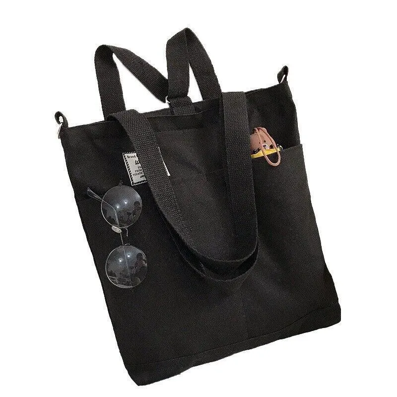 Canvas Tote Bag 1PC 6Colours 34x36cm