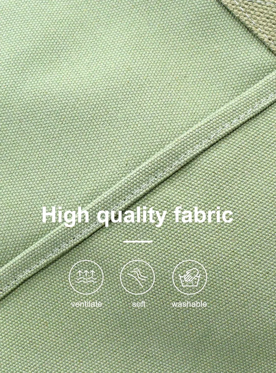 Canvas Tote Bag Casual Multi pockets Handbags Large Capacity Shopping Shoulder Bag with Pocket Bags Work Purses