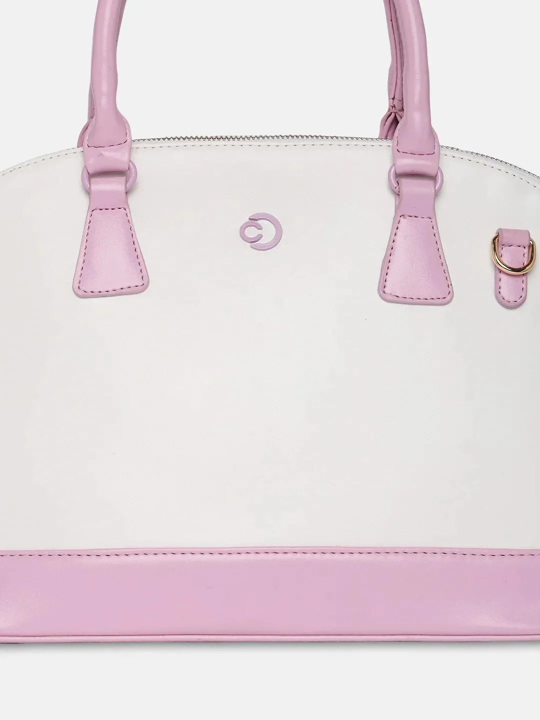 Caprese Aurora Medium Pink Satchel Bag