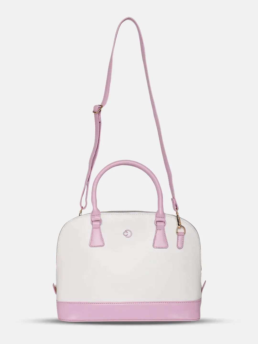 Caprese Aurora Medium Pink Satchel Bag
