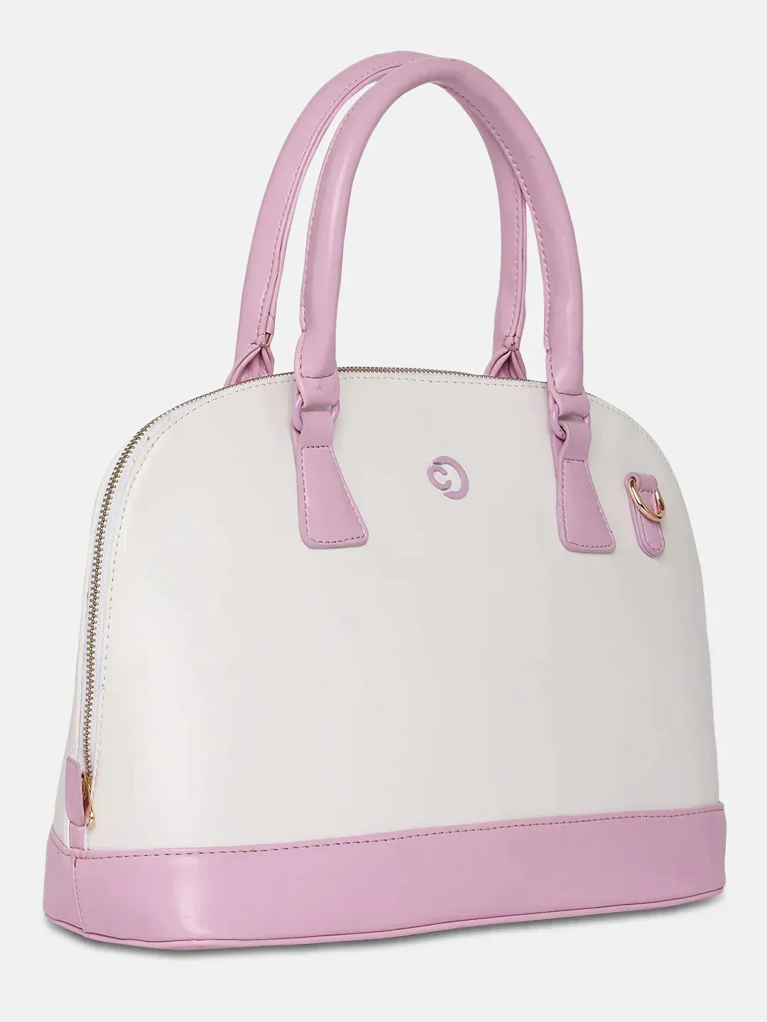 Caprese Aurora Medium Pink Satchel Bag