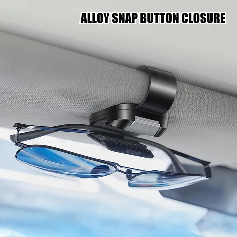 Car Sunglasses Holder for Mazda Biante 2008-2018, Glasses Holders for Car Sun Visor Ticket Card Clip Eyeglasses Storage Box Auto Interior Accessories,Black-A