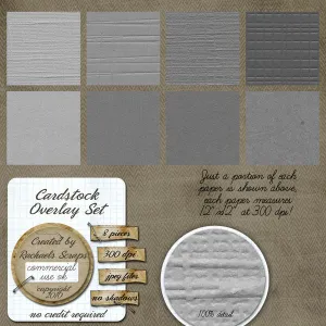 Cardstock Overlays
