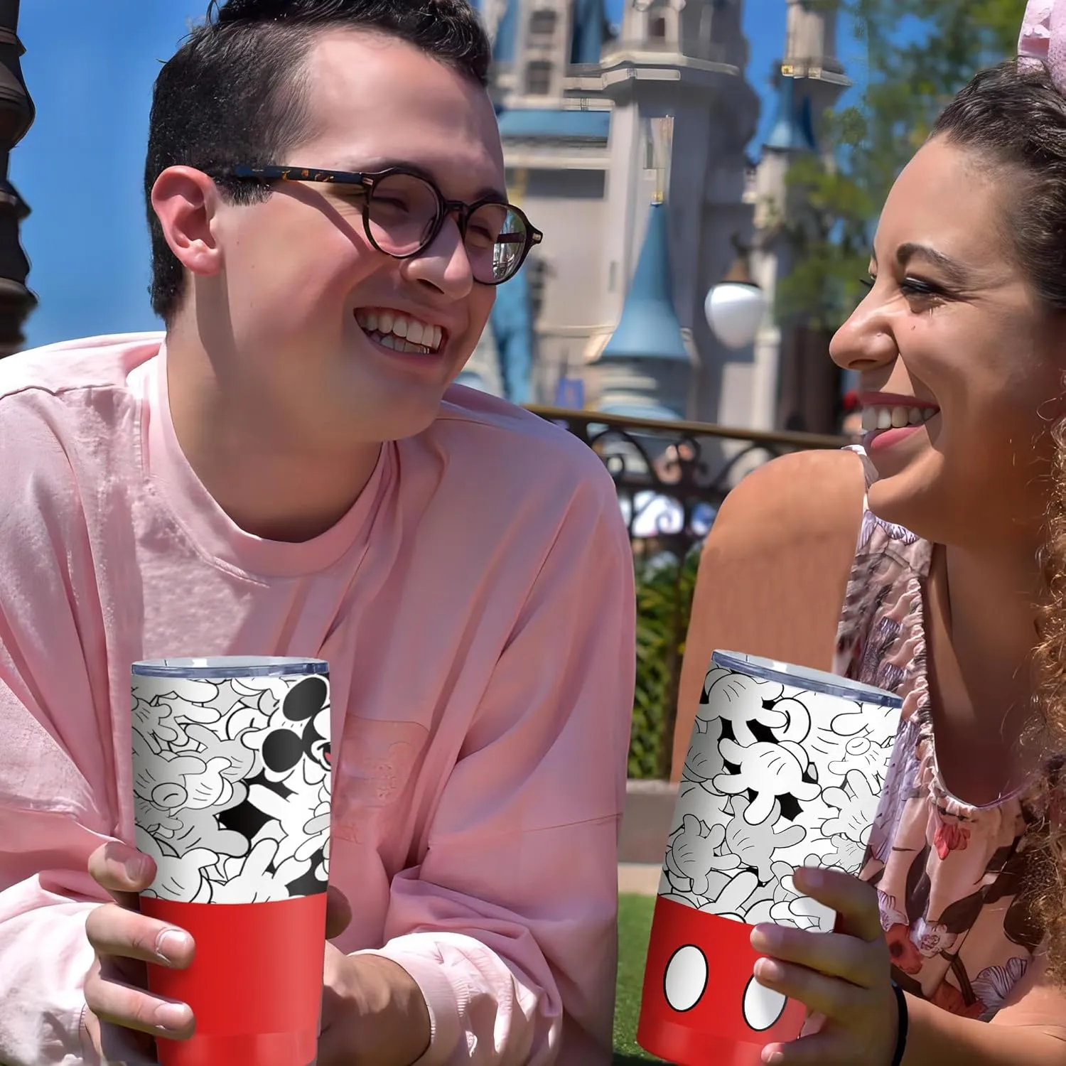 Cartoon 20 Oz Stainless Steel Tumbler Leak Proof Tumbler with Straw and Lid, Travel Coffee Mug for Home Outdoor, Thermal Cups for Hot and Cold Drinks