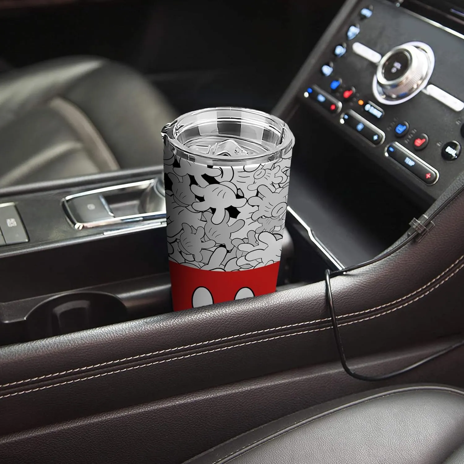 Cartoon 20 Oz Stainless Steel Tumbler Leak Proof Tumbler with Straw and Lid, Travel Coffee Mug for Home Outdoor, Thermal Cups for Hot and Cold Drinks
