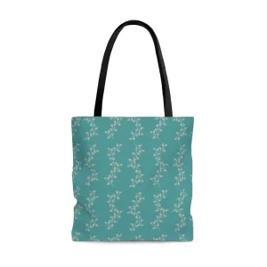 Cascading Floral Tote Bag