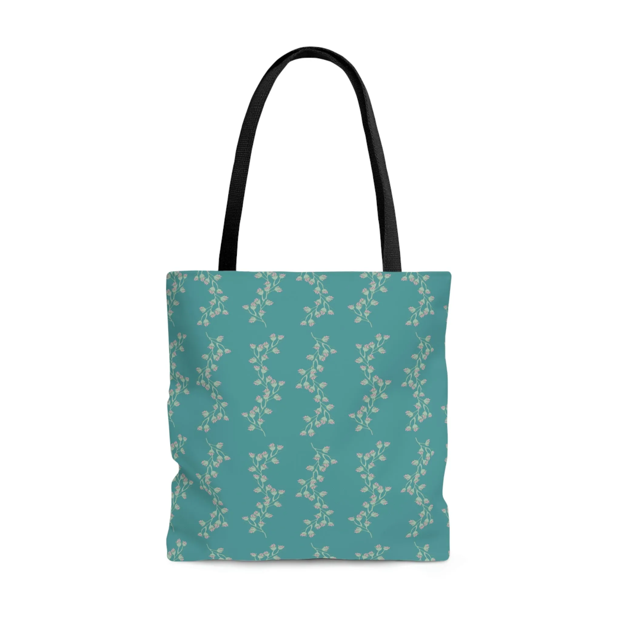 Cascading Floral Tote Bag