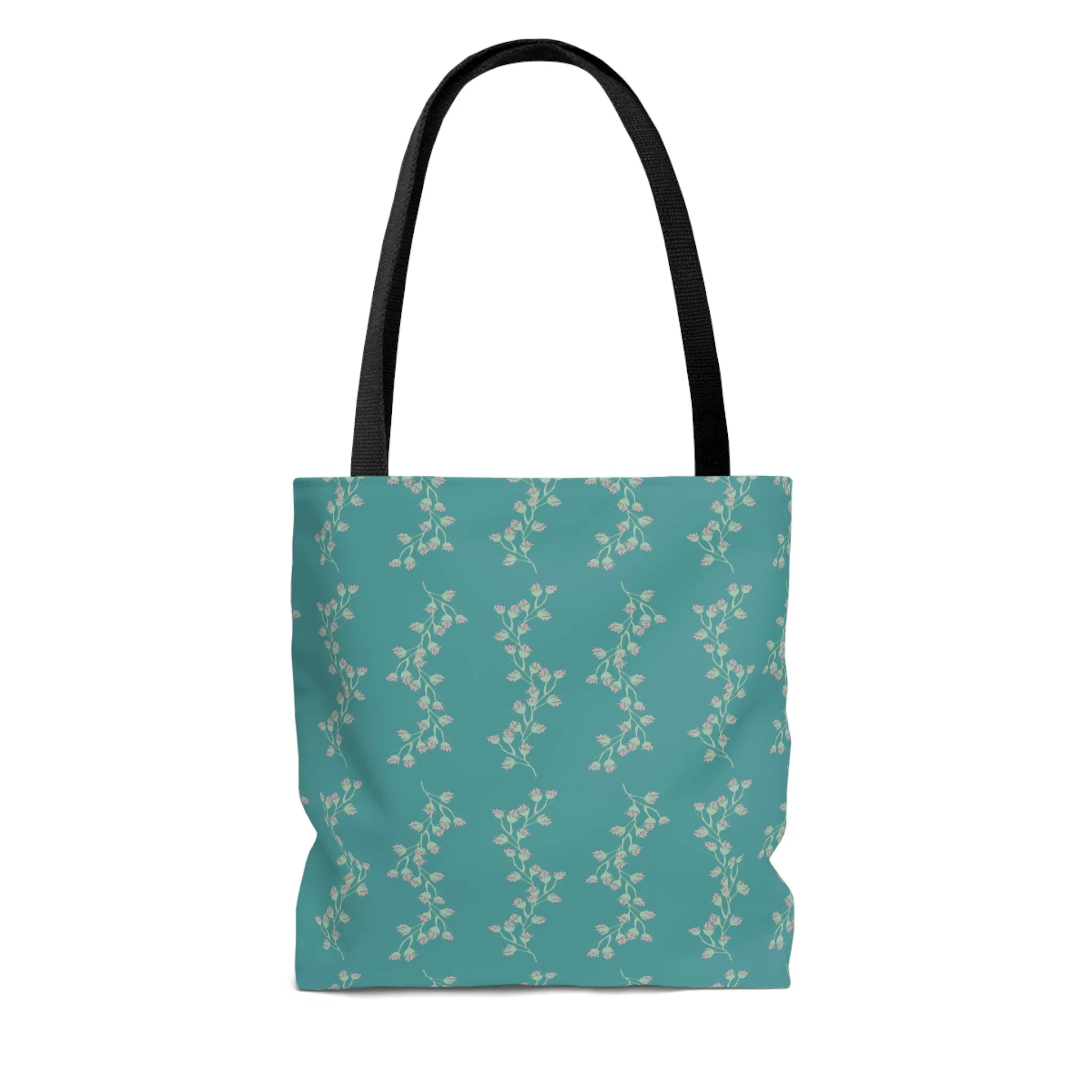 Cascading Floral Tote Bag