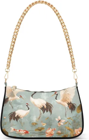 CEBUGI Crossbody Bags for Women Shoulder Purse Crane Handbags Stylish Clutch Purse with Chain Strap
