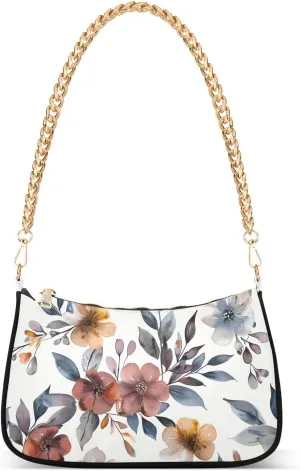 CEBUGI Crossbody Bags for Women Shoulder Purse Floral Handbags Stylish Clutch Purse with Chain Strap