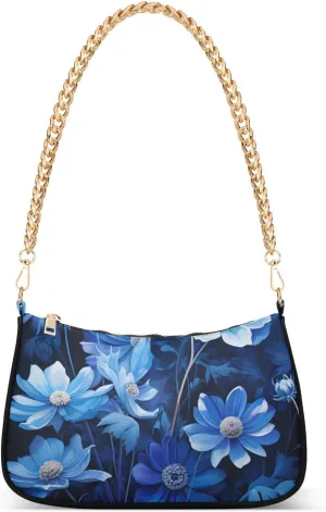 CEBUGI Crossbody Bags for Women Shoulder Purse Flower Handbags Stylish Clutch Purse with Chain Strap