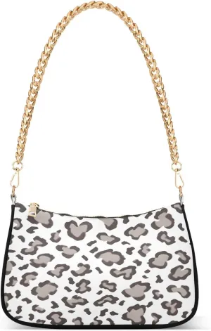 CEBUGI Crossbody Bags for Women Shoulder Purse Leopard Print Handbags Stylish Clutch Purse with Chain Strap