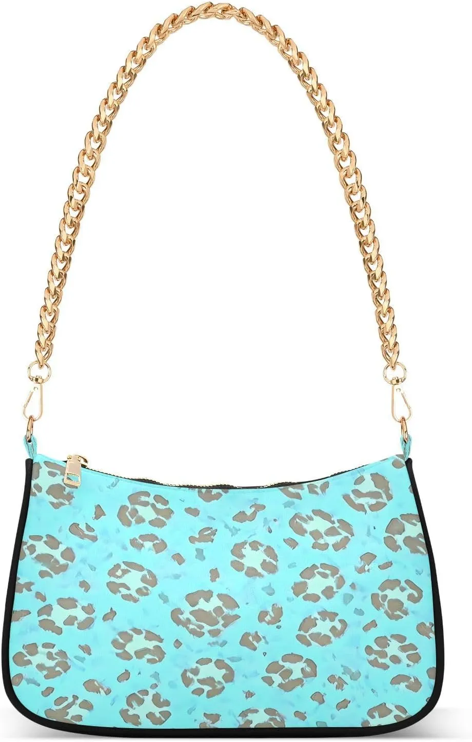 CEBUGI Crossbody Bags for Women Shoulder Purse Leopard Print Handbags Stylish Clutch Purse with Chain Strap