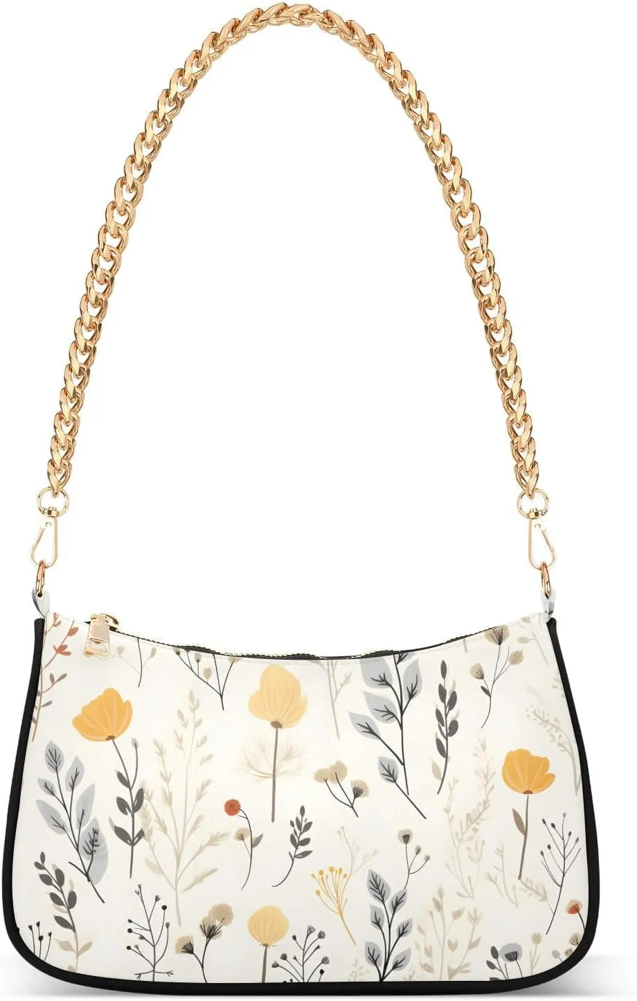 CEBUGI Crossbody Bags for Women Shoulder Purse Small Floral Handbags Stylish Clutch Purse with Chain Strap