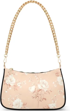 CEBUGI Crossbody Bags for Women Shoulder Purse Spring Flower Handbags Stylish Clutch Purse with Chain Strap
