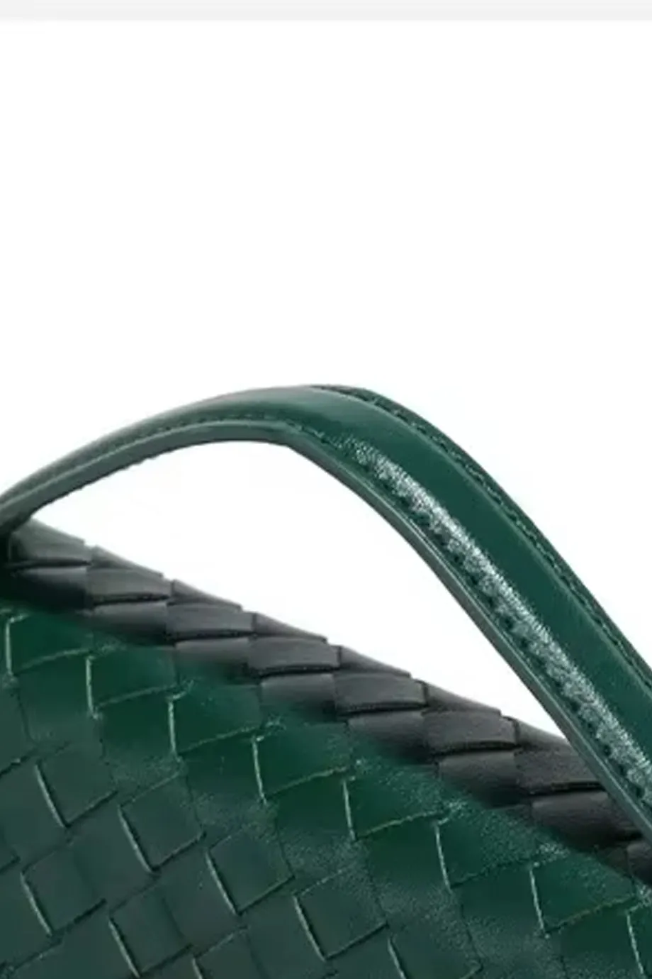 Charisma Πλεκτή Μίνι Τσάντα Baquette Clutch