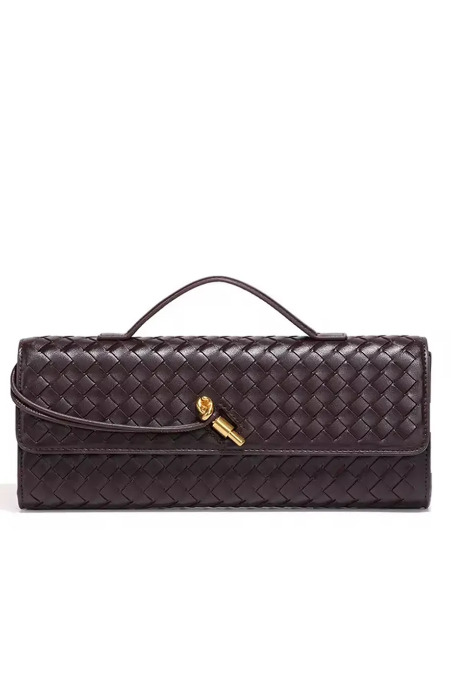 Charisma Πλεκτή Μίνι Τσάντα Baquette Clutch