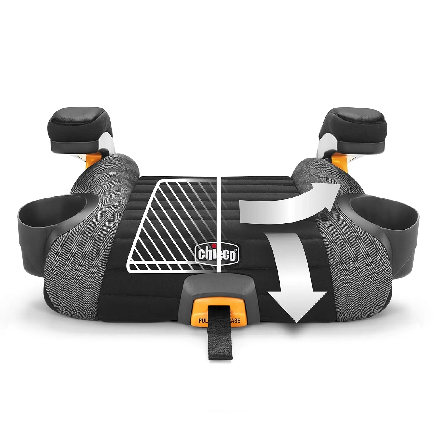 Chicco GoFit® Plus Backless Booster Car Seat with Latch Attachment and Quick-Release Latch Removal for Travel, Portable Car Booster Seat for Children 40-110 lbs. | Stream/Blue