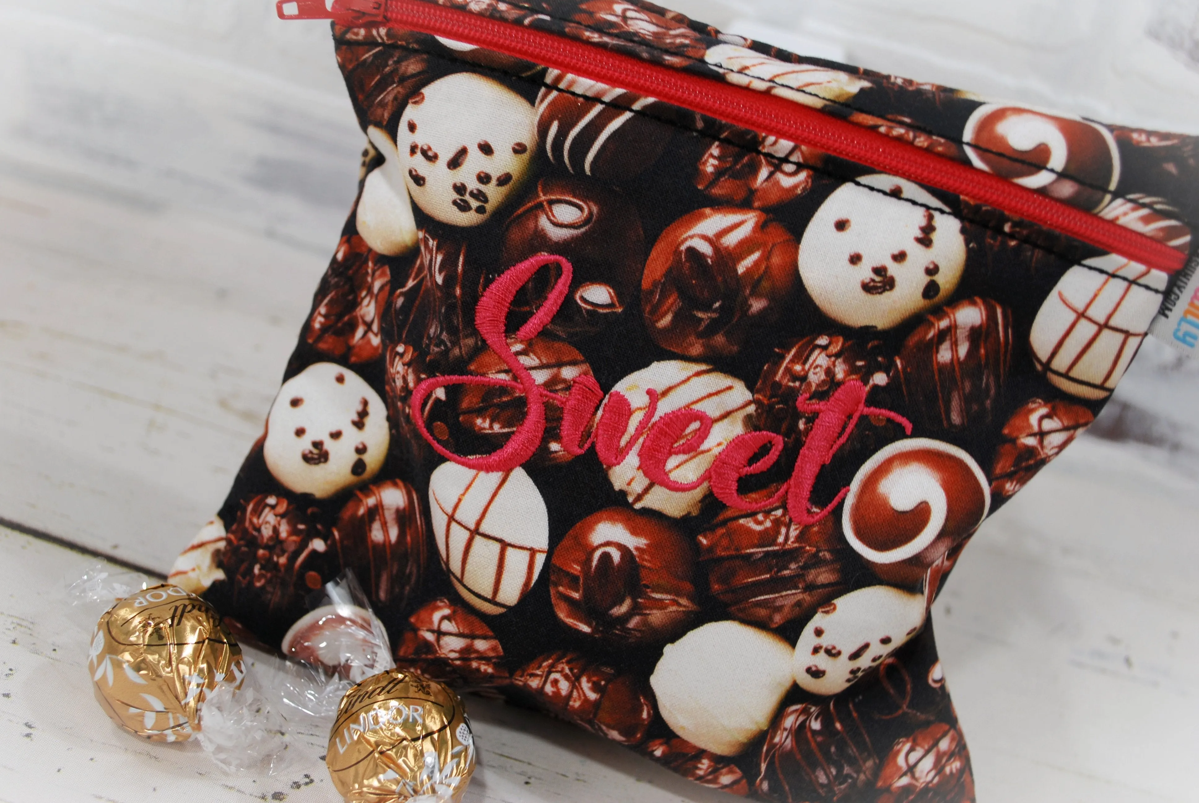 Chocolates Truffles Food Safe Personalized Reusable Bag