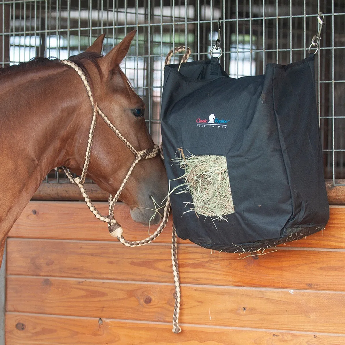 Classic Equine Basic Hay Bag-Black