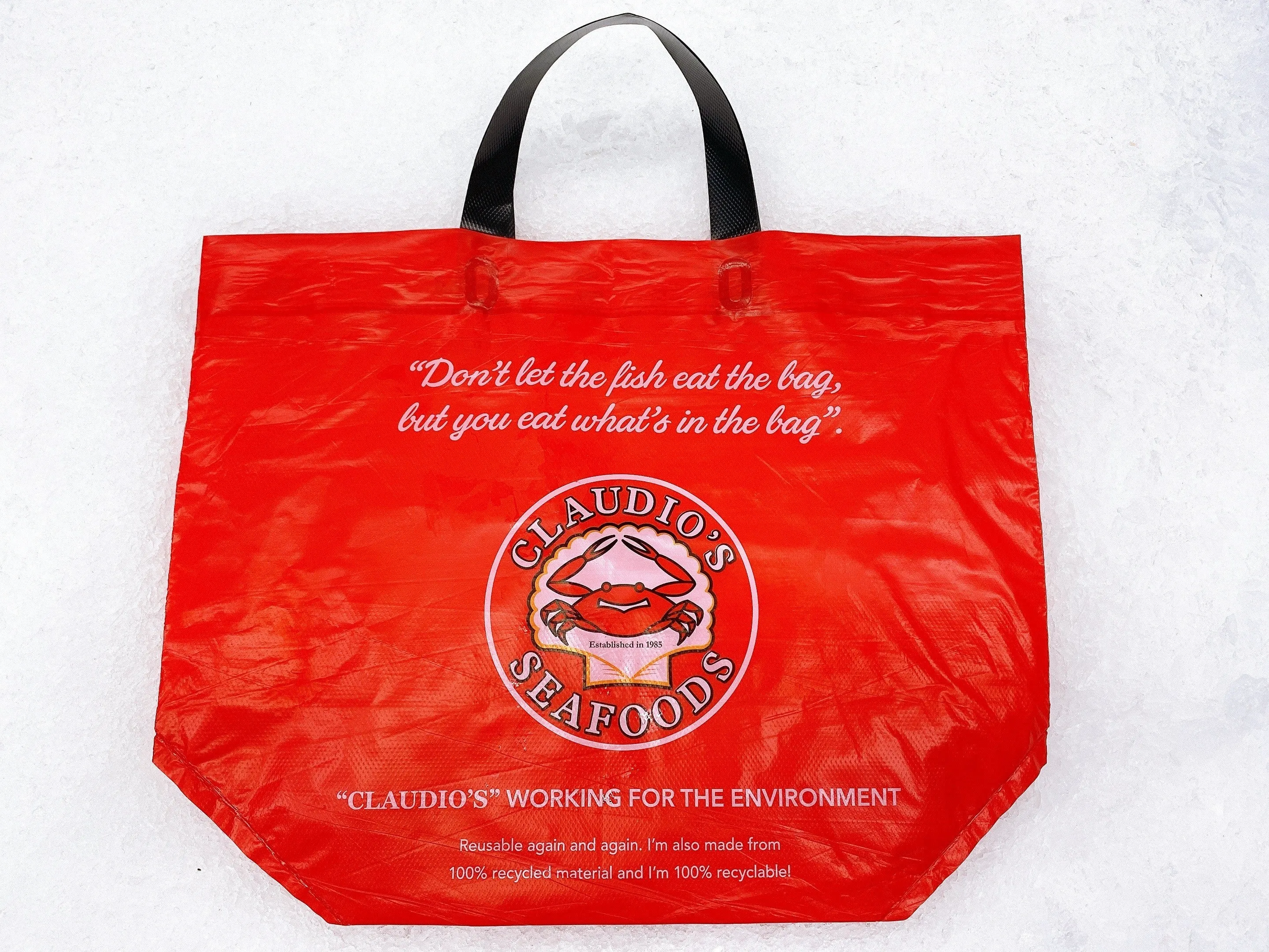 CLAUDIO'S REUSABLE BAGS