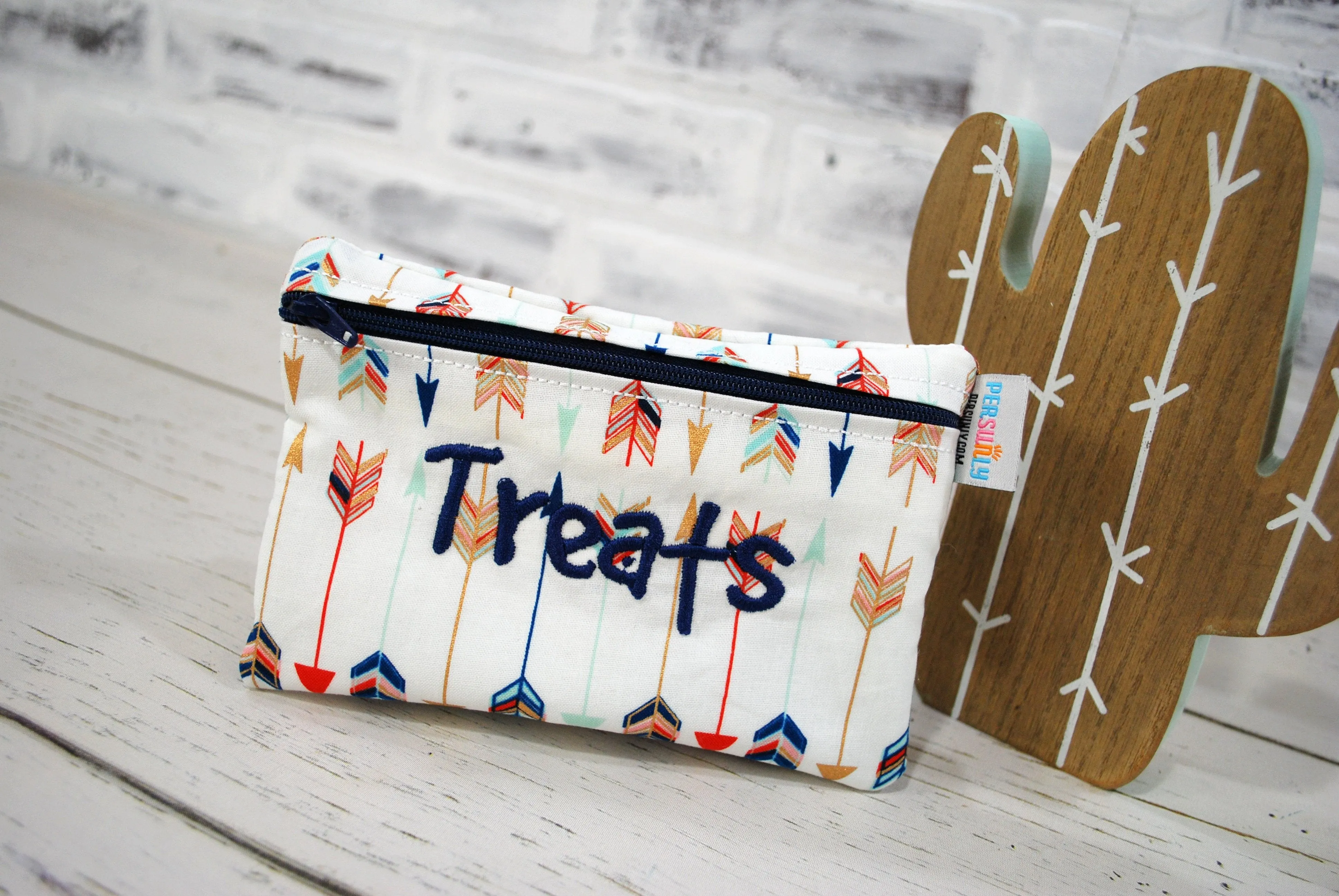 CLEARANCE Boho Arrow Food Safe Personalized Reusable Bag