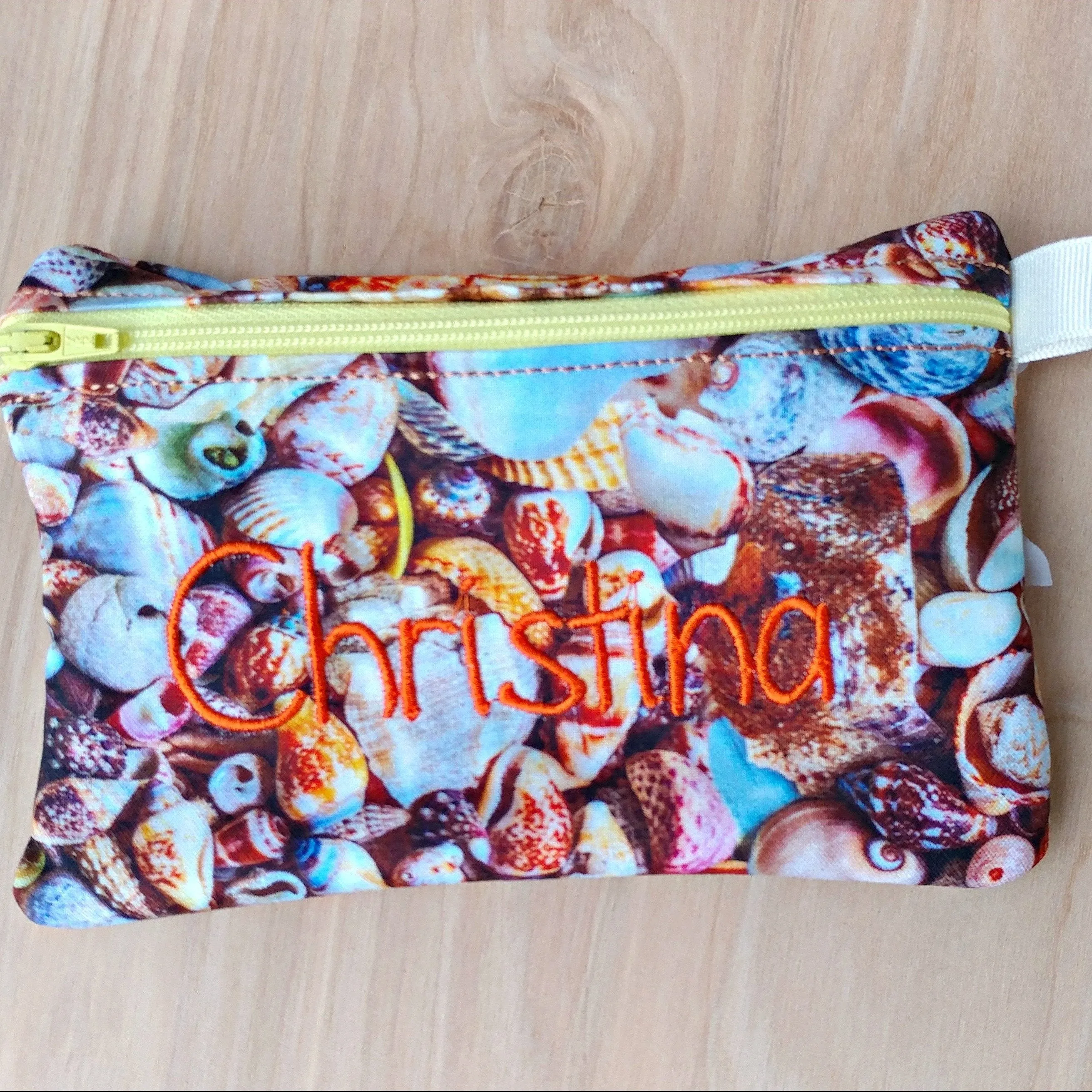 CLEARANCE Seashell Food-Safe Reusable Bag