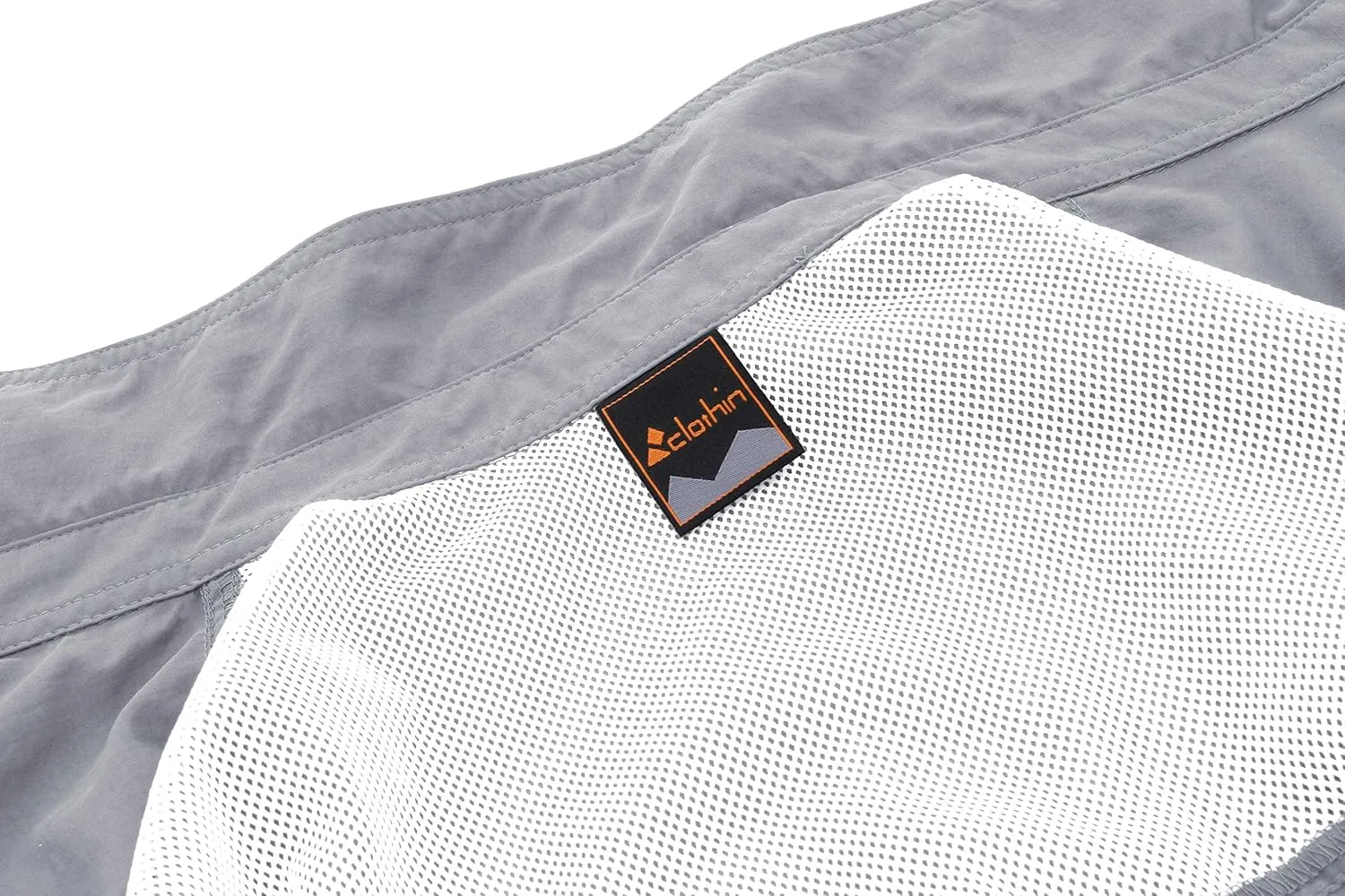 clothin Men's Long Sleeve Fishing Vented Shirt - Quick-Dry Roll-Up Lightweight Cooling Outdoor