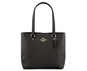COACH PEBBLE LEATHER BAY TOTE BAG