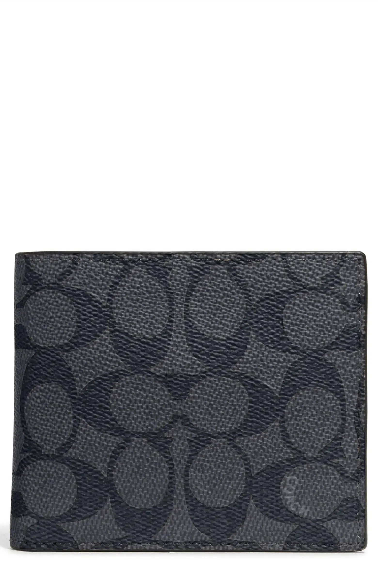 COACH SIGNATURE MONOGRAM 3 IN 1 MEN'S WALLET