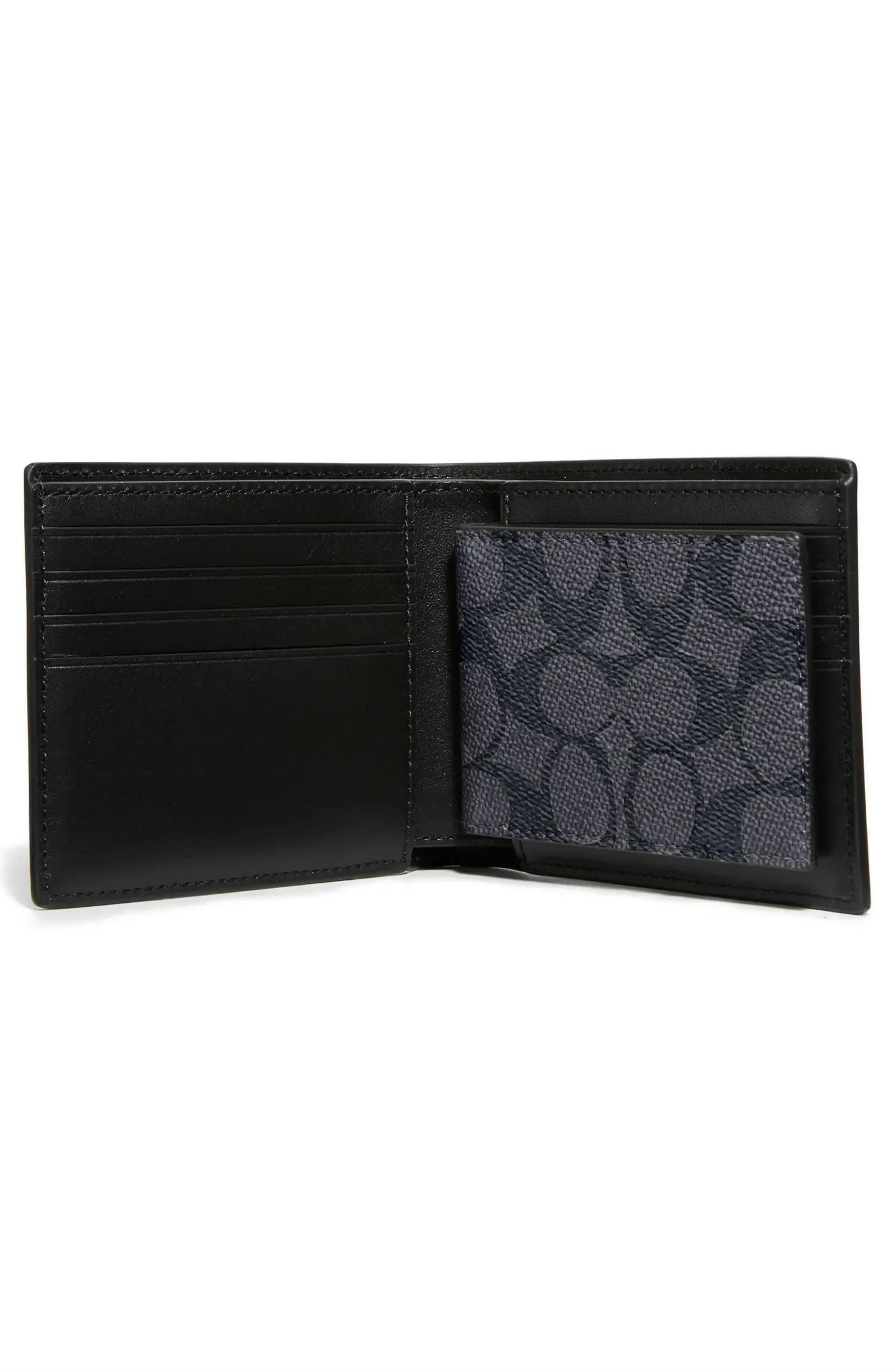 COACH SIGNATURE MONOGRAM 3 IN 1 MEN'S WALLET