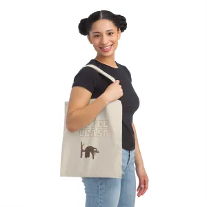 Coffee Please Sloth Reuseable Tote Bag