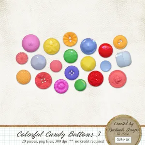 Colorful Candy Buttons, Volume 03