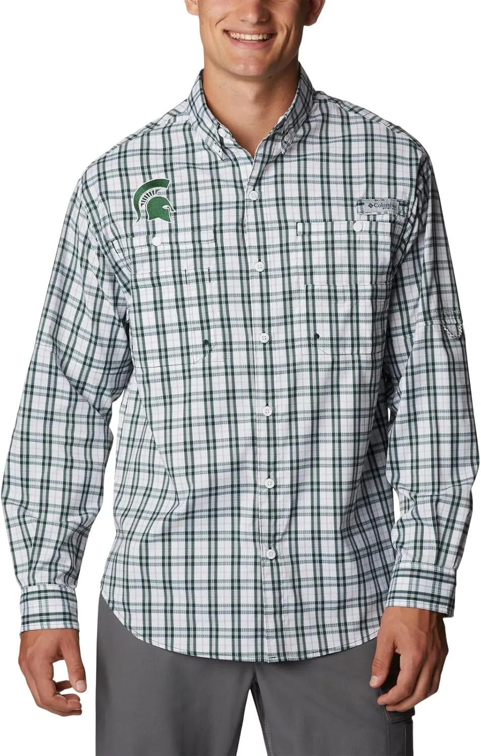 Columbia Men's Collegiate Super Tamiami Long Sleeve Shirt