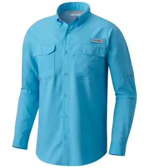 Columbia PFG Blood and Guts III Long Sleeve Mens Shirt Riptide