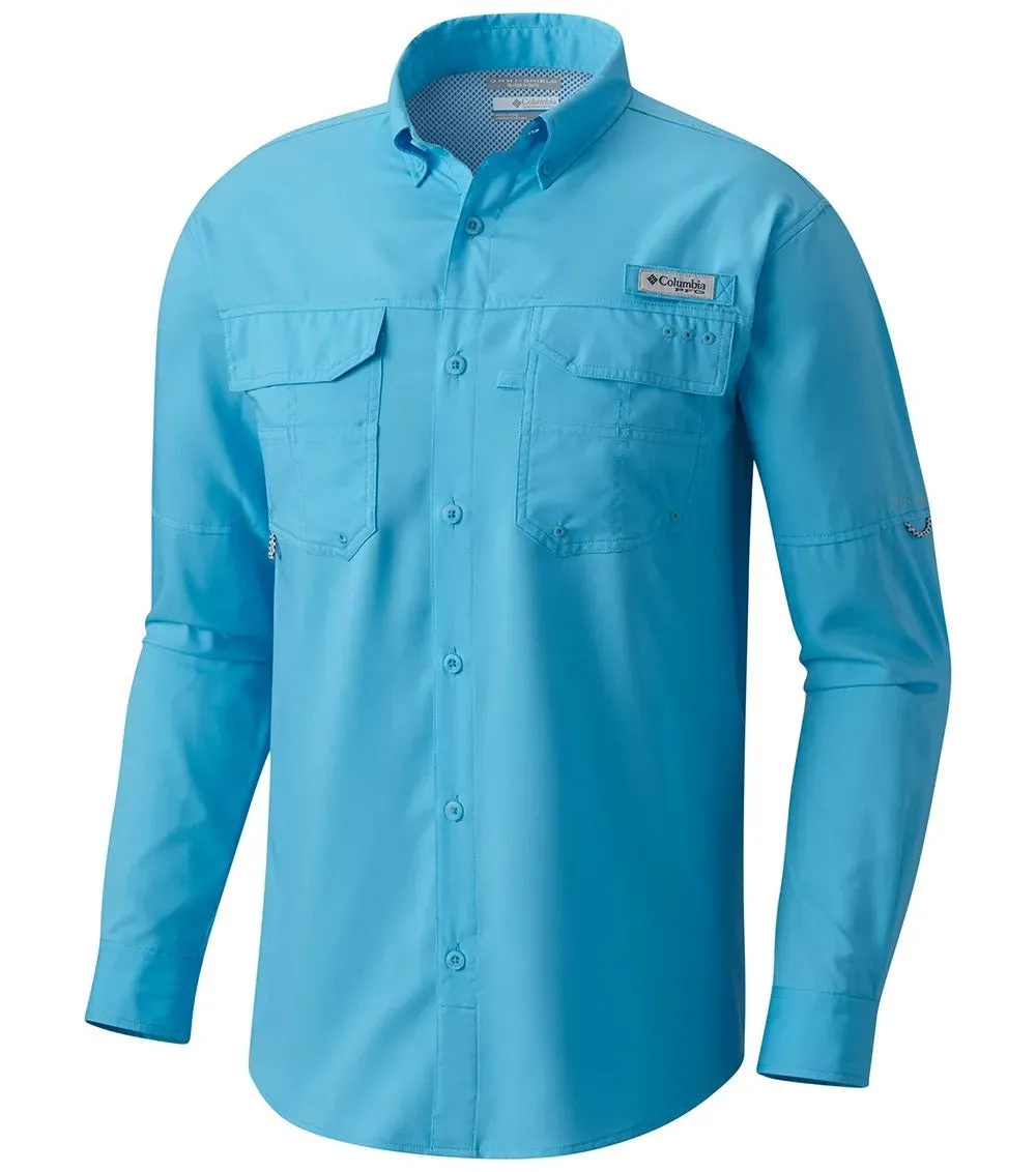 Columbia PFG Blood and Guts III Long Sleeve Mens Shirt Riptide