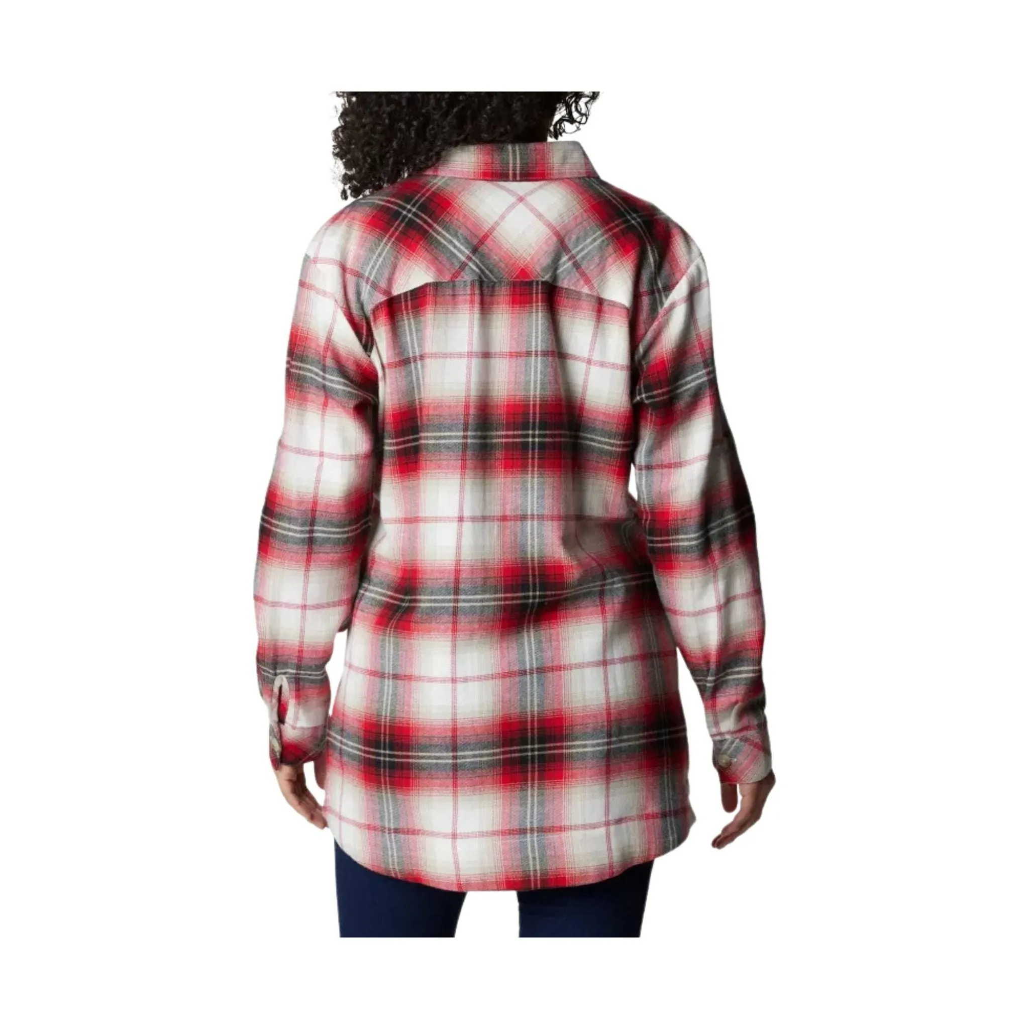 Columbia Women's Holly Hideaway Flannel Shirt - Chalk Ombre FINAL SALE