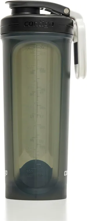 Contigo Shake & Go 2.0 Protein Shaker Bottle with Mixer Ball | Large BPA Free Blender | Ideal for Protein Powder, Nutrition Shakes or Smoothies | Leak Proof Sports Bottle | 820 ml
