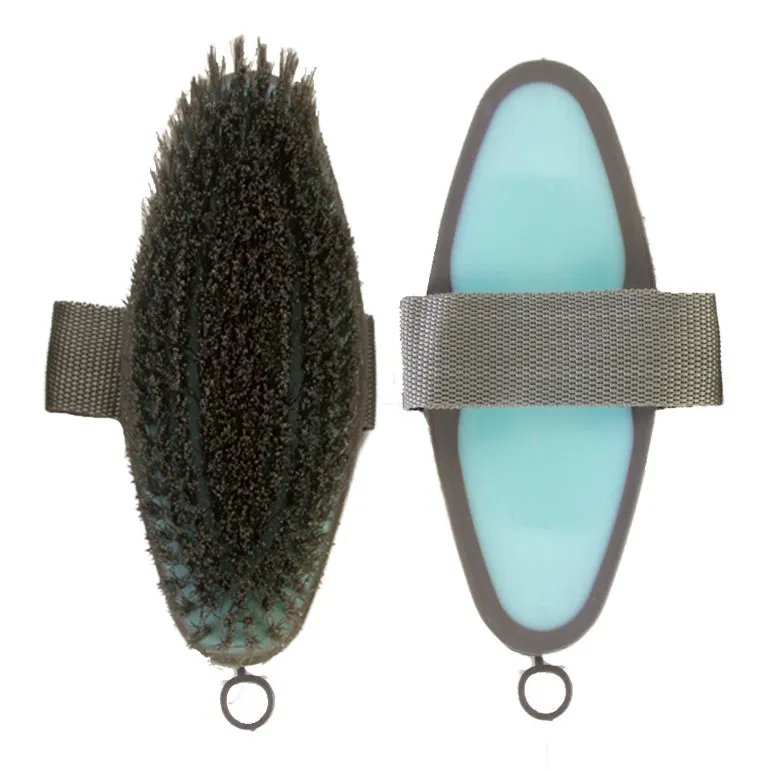 Coolhorse 6.5" Plastic Oval Brush-Turquoise