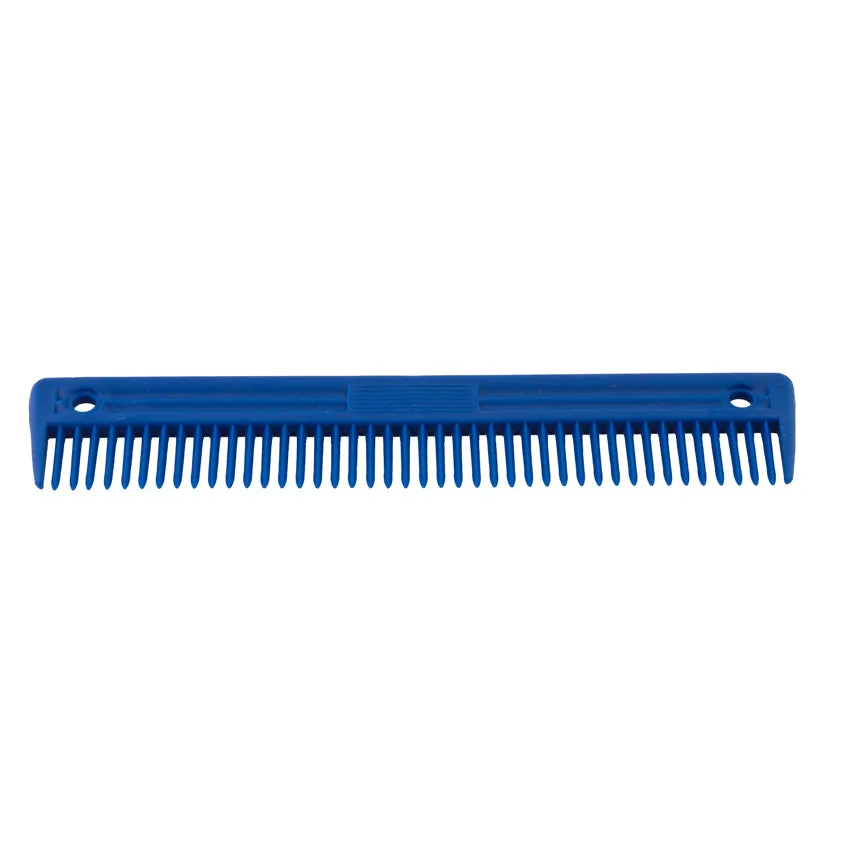 Coolhorse 9" Plastic Mane Comb-Blue