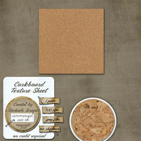 Corkboard Texture, Cork Texture Sheet