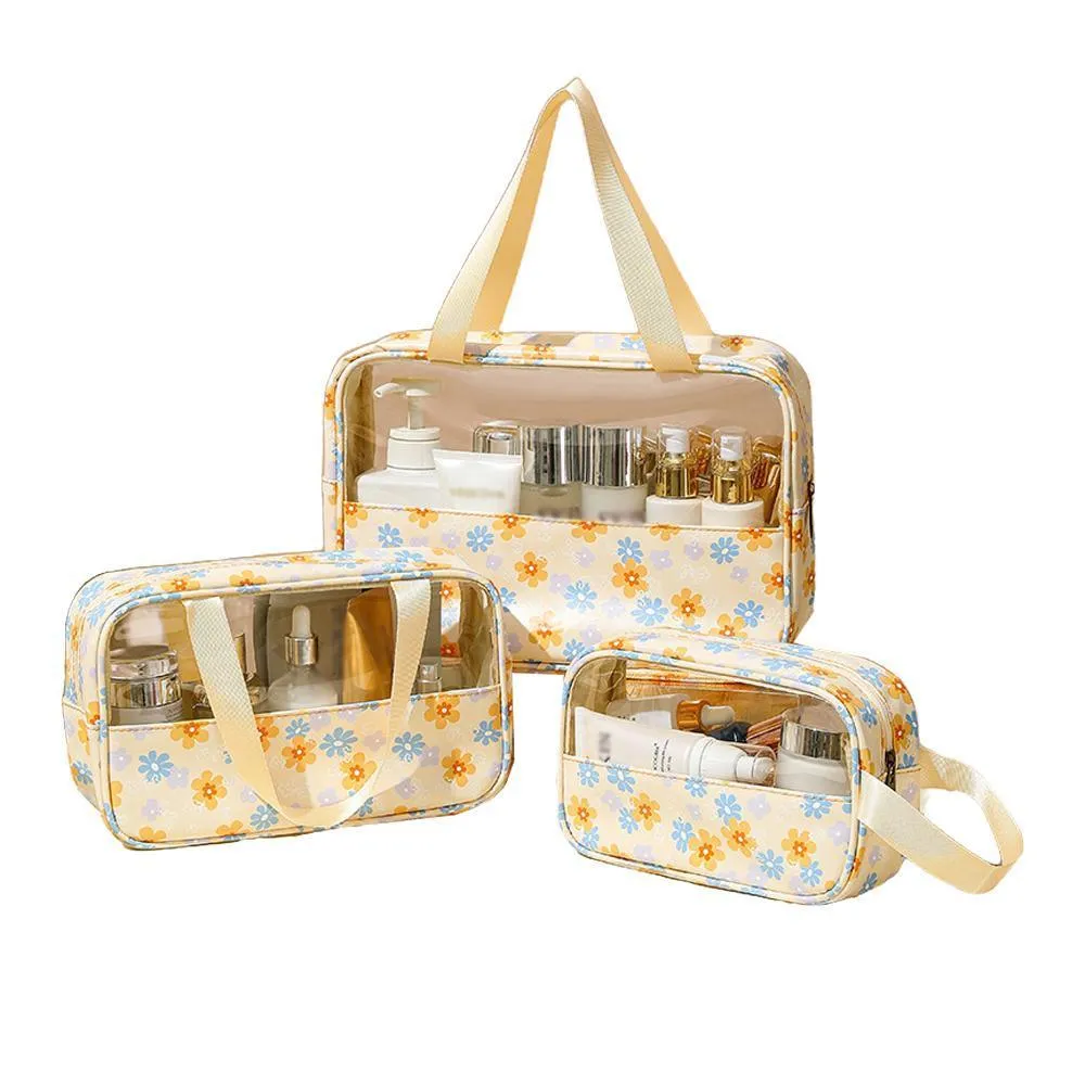 Cosmetic Bags 4Colours 3PCS