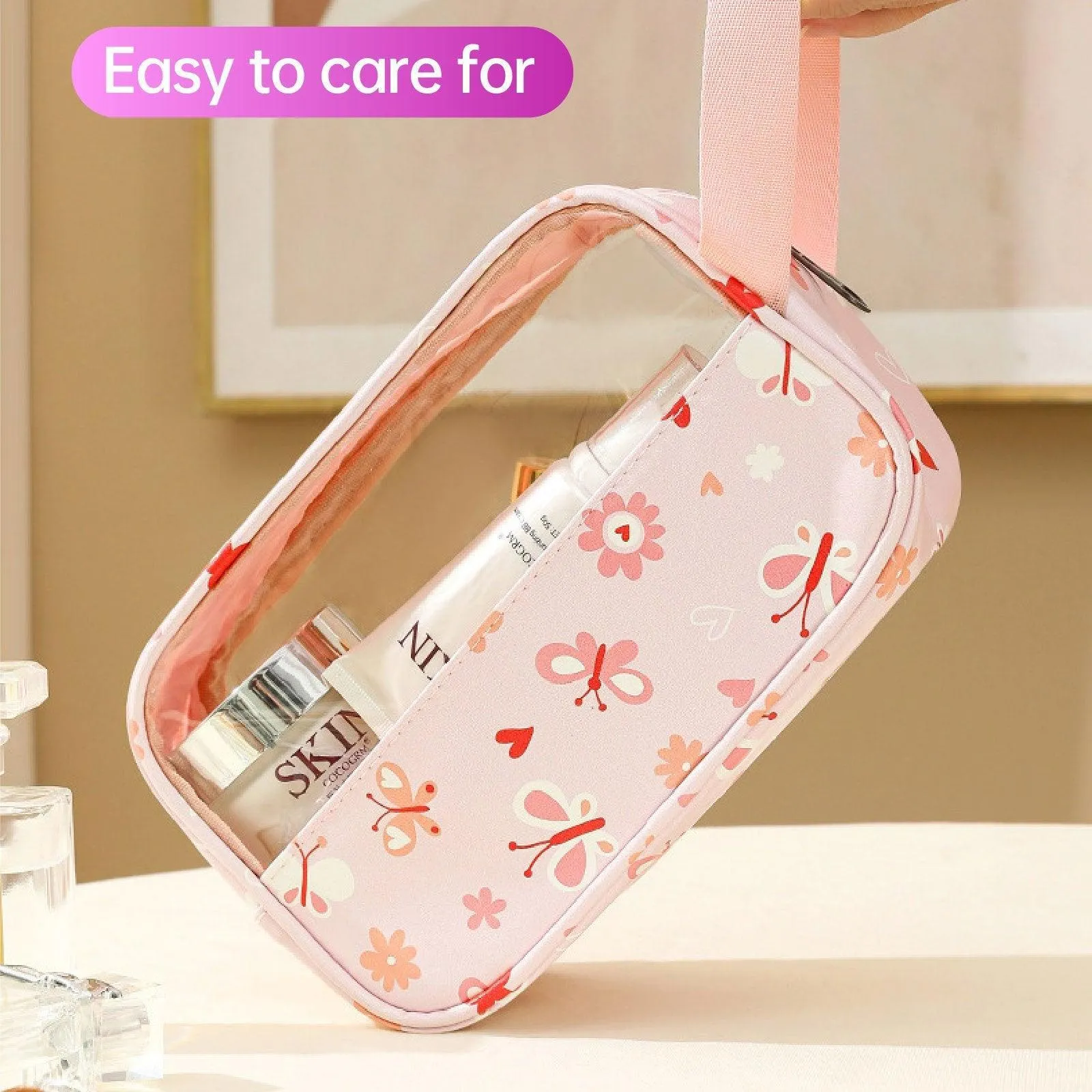 Cosmetic Bags 4Colours 3PCS