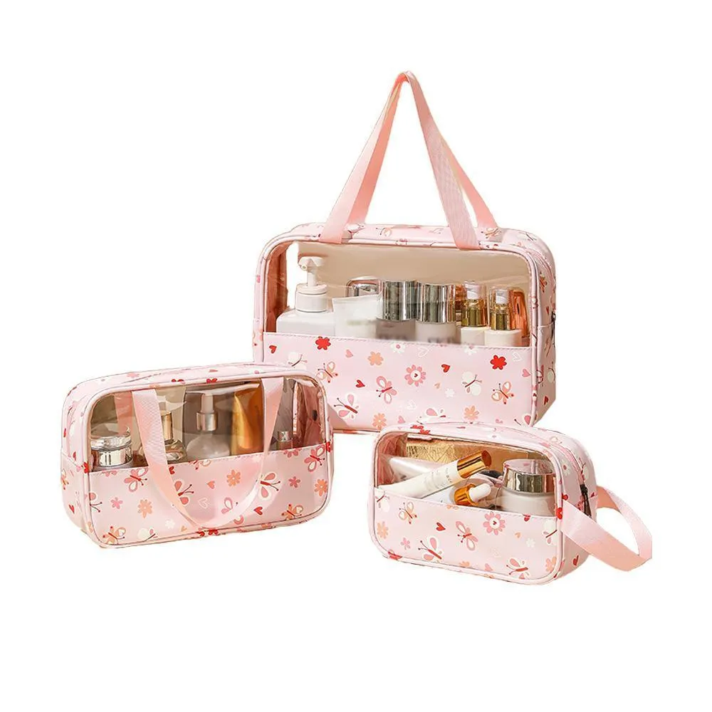 Cosmetic Bags 4Colours 3PCS