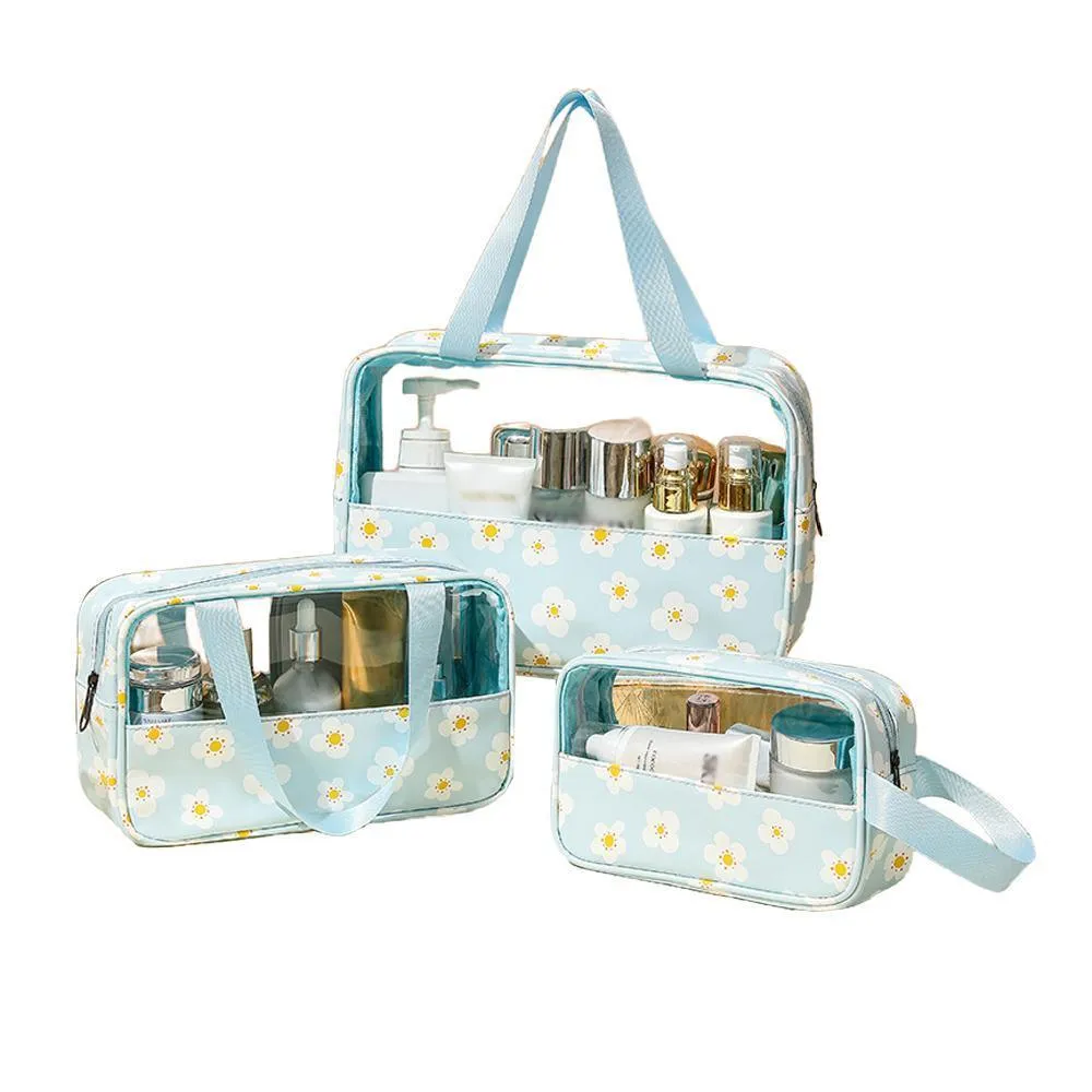 Cosmetic Bags 4Colours 3PCS