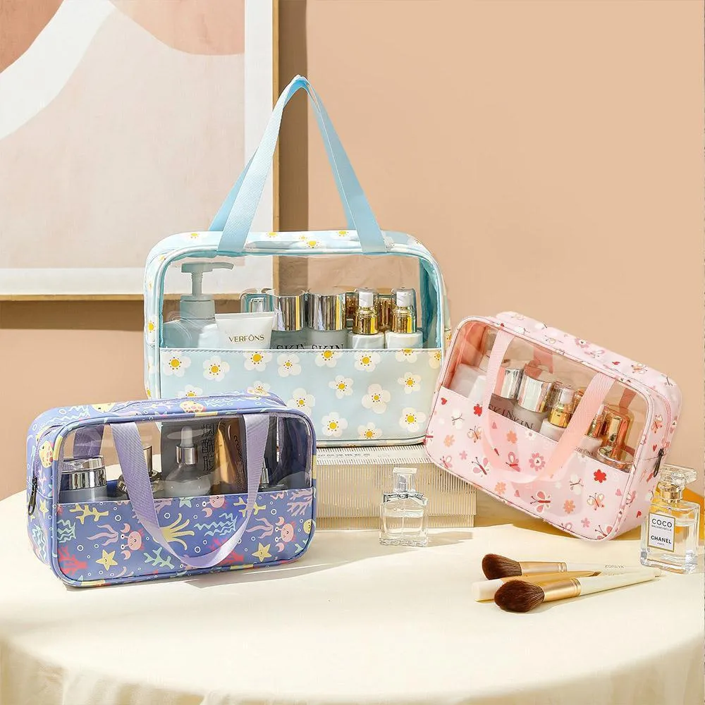 Cosmetic Bags 4Colours 3PCS